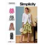Patron simplicity s9555. u5 - veste jupes jeunes filles 44 - 52 - mondial tissus