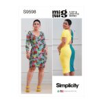 Patron simplicity s9598. h5 - robes en tricot jeunes filles par mimi g 34 - 42 - simplicity - mondial ...