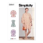 Patron simplicity s9641. d5 - robe boutonn�e 32 - 40 - simplicity - mondial tissus