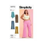 Patron simplicity s9752. w2 - jupes en tricot et pantalon en deux longueurs pour femmes du 48 au 56 - ...