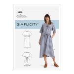 Patron simplicity s9101. a - robe femme oversize 32 - 54 - simplicity - mondial tissus
