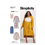 Patron simplicity s9717. w3 - haut en tricot 58 - 66 - simplicity - mondial tissus