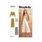 Patron simplicity s9826. p5 - pantalons en deux longueurs, camisole cardigan dames 40 - 48 - simplicity ...