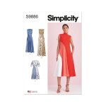 Patron simplicity s9886. p5 - robe 40  48 - simplicity - mondial tissus