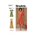Patron simplicity s9947. p5 - robe en maille 40  48 - simplicity - mondial tissus