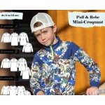 Patron sweat et robe mini croquant de 2  12 ans - superbison - super bison - mondial tissus