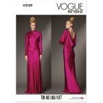 Patron v2129p5 robe trapze pour femme du 40 au 48 - vogue - vogue - mondial tissus