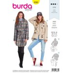 Patron veste femme - burda 6360 - burda - mondial tissus