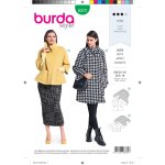 Patron veste raglan - burda n6372 - burda - mondial tissus