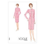 Patron vogue 1004 - robe lgante pour femme - taille 34 - vogue - mondial tissus