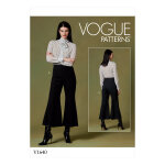 Patron vogue 1640e5 pantalon femme pantacourt pattes d'ph' du 42 au 50 - vogue - mondial tissus
