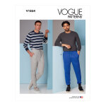 Patron vogue 1854mxx - pantalon de jogging homme du 40 au 46 - vogue - mondial tissus