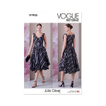 Patron vogue 1898y5 - robe double avec corsage du 46 au 54 - vogue - mondial tissus