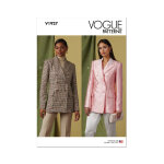 Patron vogue 1927b5 - veste croise du 36 au 44 - vogue - mondial tissus