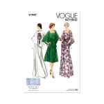 Patron vogue 1947b5 - vogue vintage vers 1976 du 36 au 44 - vogue - mondial tissus