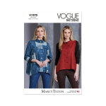 Patron vogue 1970y5 - gilet et veste du 46 au 54 - vogue - mondial tissus