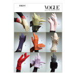 Patron vogue 8311os gants femme - 9 variations - de s � l - vogue - mondial tissus