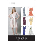 Patron vogue 8766d5 robes femme fourreau et patineuses - 7 modles faciles  coudre - du 32 au 40 - vogue ...