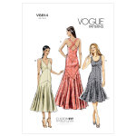 Patron vogue 8814a5 robes femme sirne - du 34 au 42 - vogue - mondial tissus