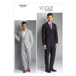 Patron vogue 8988mxx patron veste et pantalon homme, tailles 40 au 46 - vogue - mondial tissus