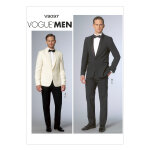 Patron vogue 9097mxx costume homme veste 40 au 46 - vogue - mondial tissus