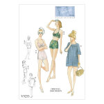 Patron vogue 9255e5 maillot de bain femme vintage - dessin original de 1960e5 - du 42 au 50 - vogue - ...
