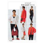 Patron vogue 9286zz ensemble femme chemisier, top, jupe & pantalon - du 44 au 54 - vogue - mondial tissus ...