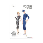 Patron vogue v1979y5 femme robe 46 au 54 - vogue - mondial tissus