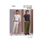 Patron vogue v1996bb homme pantalon ajust 44 au 52 - vogue - mondial tissus