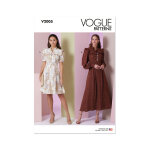 Patron vogue v2005h5 femme robe 34 au 42 - vogue - mondial tissus