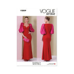 Patron vogue v2009b5 femme robe moulante 36 au 44 - vogue - mondial tissus