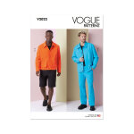 Patron vogue v2022bb homme veste, short et pantalon 44 au 52 - vogue - mondial tissus