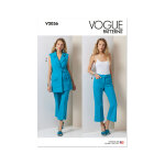 Patron vogue v2036h5 femme gilet 34 au 42 - vogue - mondial tissus