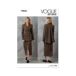 Patron vogue v2056b5 veste pour femme du 36 au 44 - vogue - mondial tissus