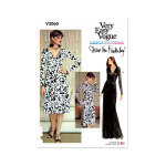 Patron vogue v2060b5 robe vintage femme du 36 au 44 - vogue - mondial tissus