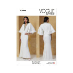 Patron vogue v2066h5 femme robe moulante 34 au 42 - vogue - mondial tissus