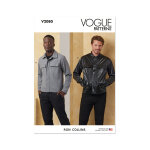Patron vogue v2080aa hommes veste 34 au 42 - vogue - mondial tissus