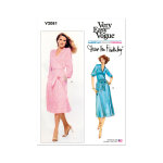 Patron vogue v2081b5 femme robe portefeuille 36 au 44 - vogue - mondial tissus