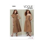 Patron vogue v2084u5 robe sans bretelles femme 44 - 52 - vogue - mondial tissus