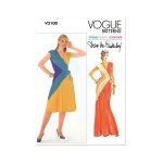 Patron vogue v2100h5 robe vintage femme 34 - 42 - vogue - mondial tissus
