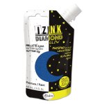 Peinture textile 3d izink diamond glow phospho bleu 60ml - aladine - mondial tissus