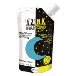 Peinture textile 3d izink diamond glow phospho bleu ciel 60ml - aladine - mondial tissus