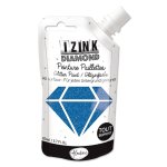Peinture textile 3d paillettes izink diamond bleu 80 ml - bernette - mondial tissus