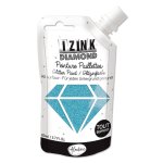 Peinture textile 3d paillettes izink diamond bleu ciel 80 ml - bernette - mondial tissus