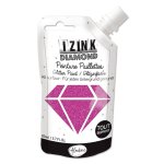 Peinture textile 3d paillettes izink diamond fushia 80 ml - aladine - mondial tissus