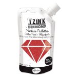 Peinture textile 3d paillettes izink diamond rouge 80 ml - aladine - mondial tissus