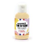 Peinture textile beige pot 50ml - origine france - mondial tissus
