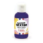 Peinture textile bleu marine pot 50ml - origine france - graine cr�ative - mondial tissus