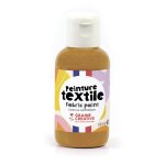 Peinture textile caramel pot 50ml - origine france - graine crative - mondial tissus
