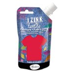 Peinture textile a pigment rouge - bernette - mondial tissus